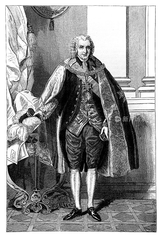 阿尔芒·艾曼纽索菲·塞蒂玛尼·德·维涅罗·杜·普莱西(1766年9月25日- 1822年5月17日)，黎塞留和弗隆萨克第五公爵(1766年9月25日- 1822年5月17日)